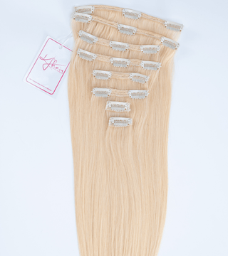 #613 Color Straight Clip In Hair Extensions