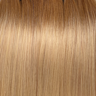 Ombre Light Brown Blonde Color Bone Straight Remy Human Hair Weft KF26