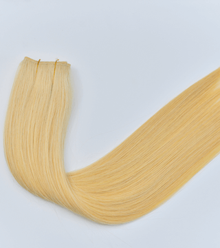 Lightest Blonde #60 Color Straight Halo Hair Extensions 16 Inch #60 100G