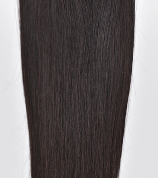 Natural Black Color Straight Clip In Hair Extensions 7pcs/120g