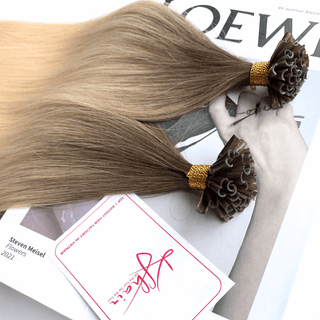 #AB Color Straight U Tip Hair Extensions