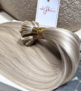 Viking Blonde Color Super Double Straight Flat Tip Hair Extensions