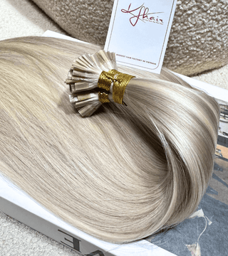Viking Blonde Color Super Double Straight Flat Tip Hair Extensions